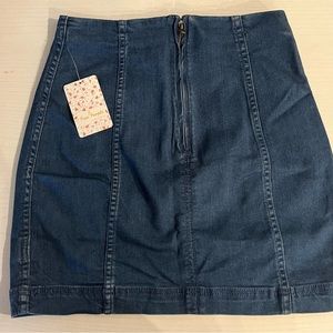 Free People Jean Skirt - Size 8